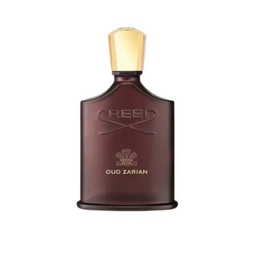 Creed Oud Zarian perfume bottle on a white background